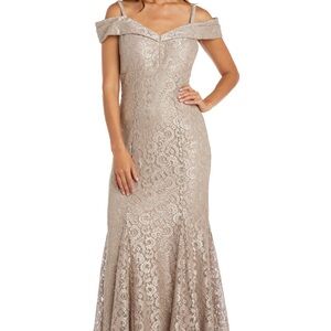 Elegant Lace Off-Shoulder Dress